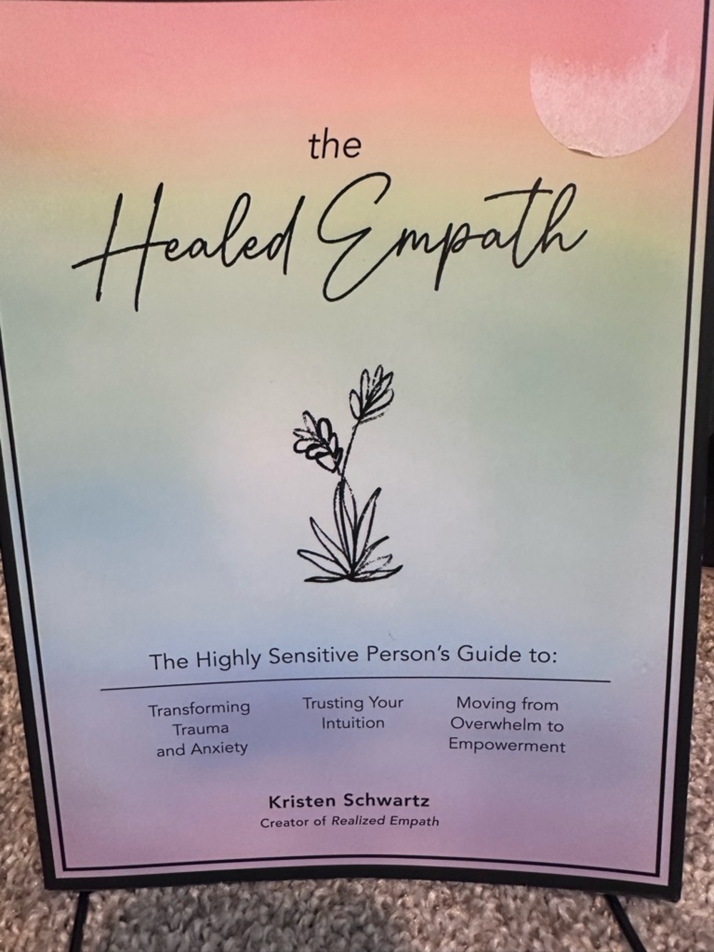 The Healed Empath Hardcover Journal - Pastel Gradient